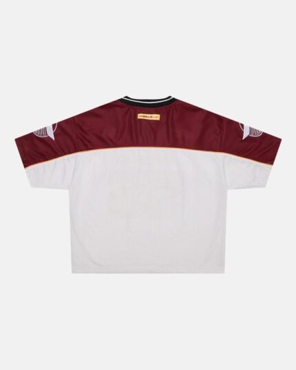AERO STEED TEE CREAM BURGUNDYd