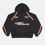 Cold Culture Detailed Hoodie Black
