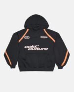 Cold Culture Detailed Hoodie Black