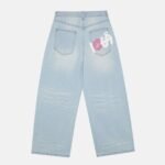 KISSES AND DOLLARS PANTS BLUE DENIM